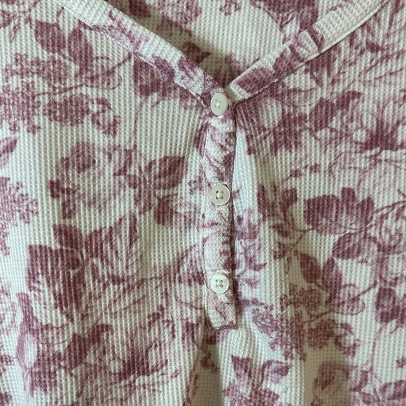Laura Ashley Pink Floral Long Sleeve Top - Picture 4 of 9
